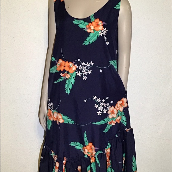 Vintage 60's 70's Rainbow Paradise Hawaii floral summer sun dress small - Picture 4 of 8